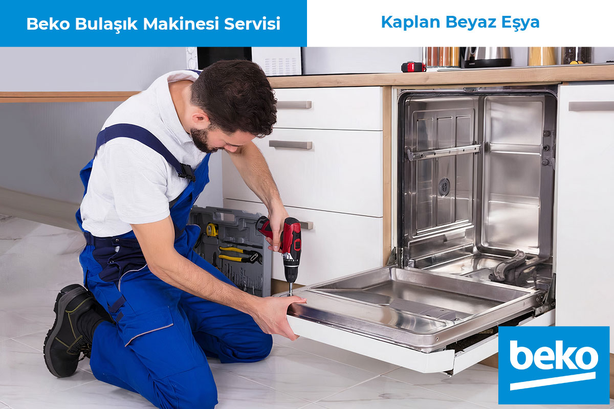 Kayseri Beko Servisi Teknisyeni Bulaşık Makinesi Tamir Ediyor