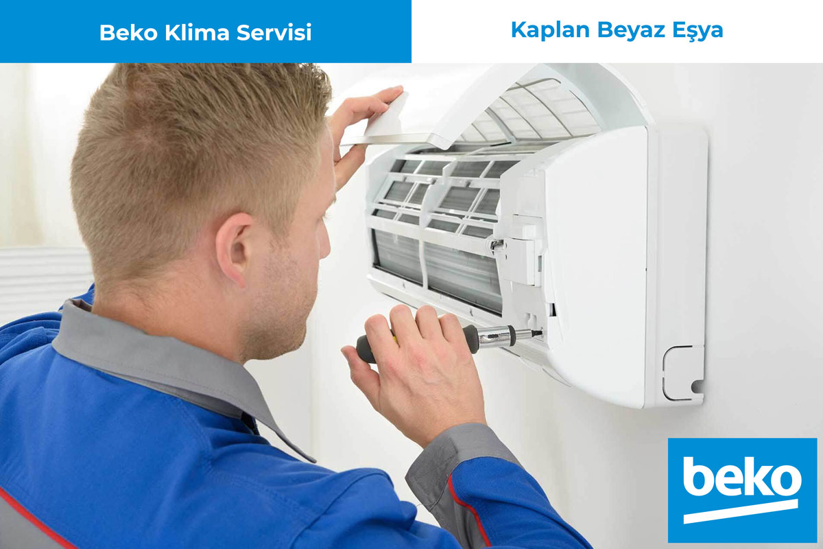 Kayseri Beko Servisi Teknisyeni Klima Tamir Ediyor